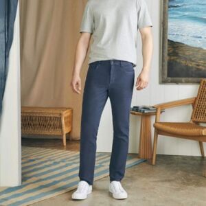 Faherty Men's Stretch Terry 5-Pocket Pant Navy Size 30